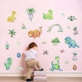 thumbnail image 3 of Vikakiooze Home Decor , Color Dinosaur Pattern Removable Wall Sticker Bedroom Living Room Decoration, 3 of 7