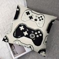 thumbnail image 7 of nygtbtfer Throw Pillow Cover Controller Pad Pattern Decorative Pillow Case Home Decor Indoor/Outdoor Square Pillowcase White, 7 of 7