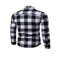 thumbnail image 2 of Chemises Décontractées à Carreaux pour Hommes Flanelle Chemises à Carreaux Rouges Homme Manches Longues Chemise Homme Chemises à Carreaux en Coton, 2 of 2