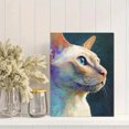 thumbnail image 2 of Qisvanset 12x16 Inch Sunset Seascape Oil Painting Canvas Print Wall Art, 2 of 5