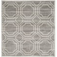 thumbnail image 2 of Safavieh Amherst Grey Indoor Outdoor Rug - Square 5', 2 of 2
