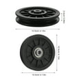 thumbnail image 2 of unbranded 2Ud Polea De Reemplazo Para Gimnasio Con Rodamiento Y Antidesgaste Para Uso Doméstico, 2 of 6