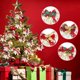 thumbnail image 5 of Paquete de 4 pequeños lazos de campana para árbol de Navidad, adornos para el hogar, bodas, fiestas, regalos de Año Nuevo, manualidades con lazos, 5 of 5