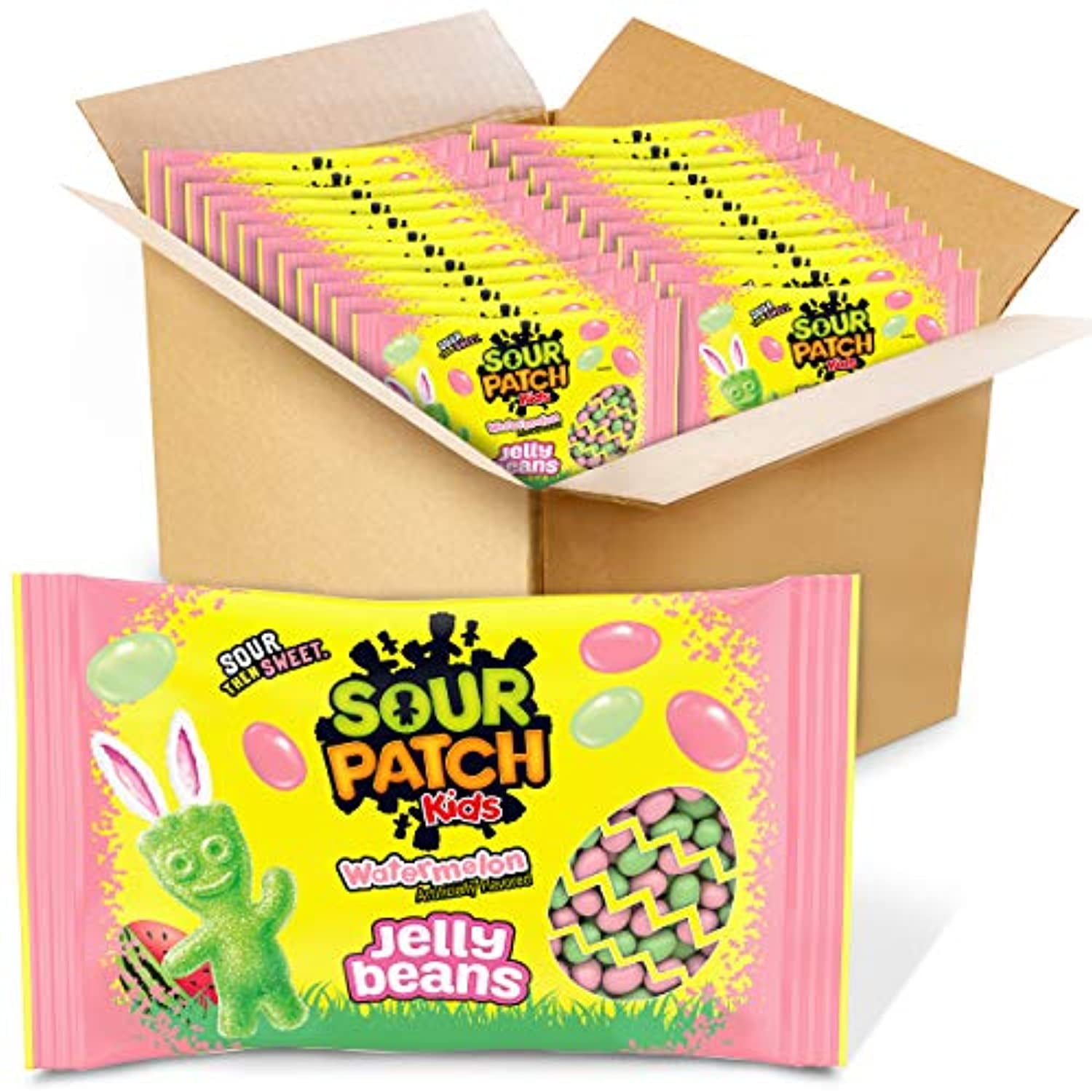 Sour Patch Kids Watermelon Jelly Beans, Easter Candy, 24 13 Oz Bags