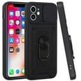 thumbnail image 6 of For Samsung Galaxy A33 5G Hybrid Cases with Slide Camera Lens Cover and Ring Holder Kickstand Dual Layer Hard Heavy Duty Cover ,Xpm Phone Case [Black], 6 of 9