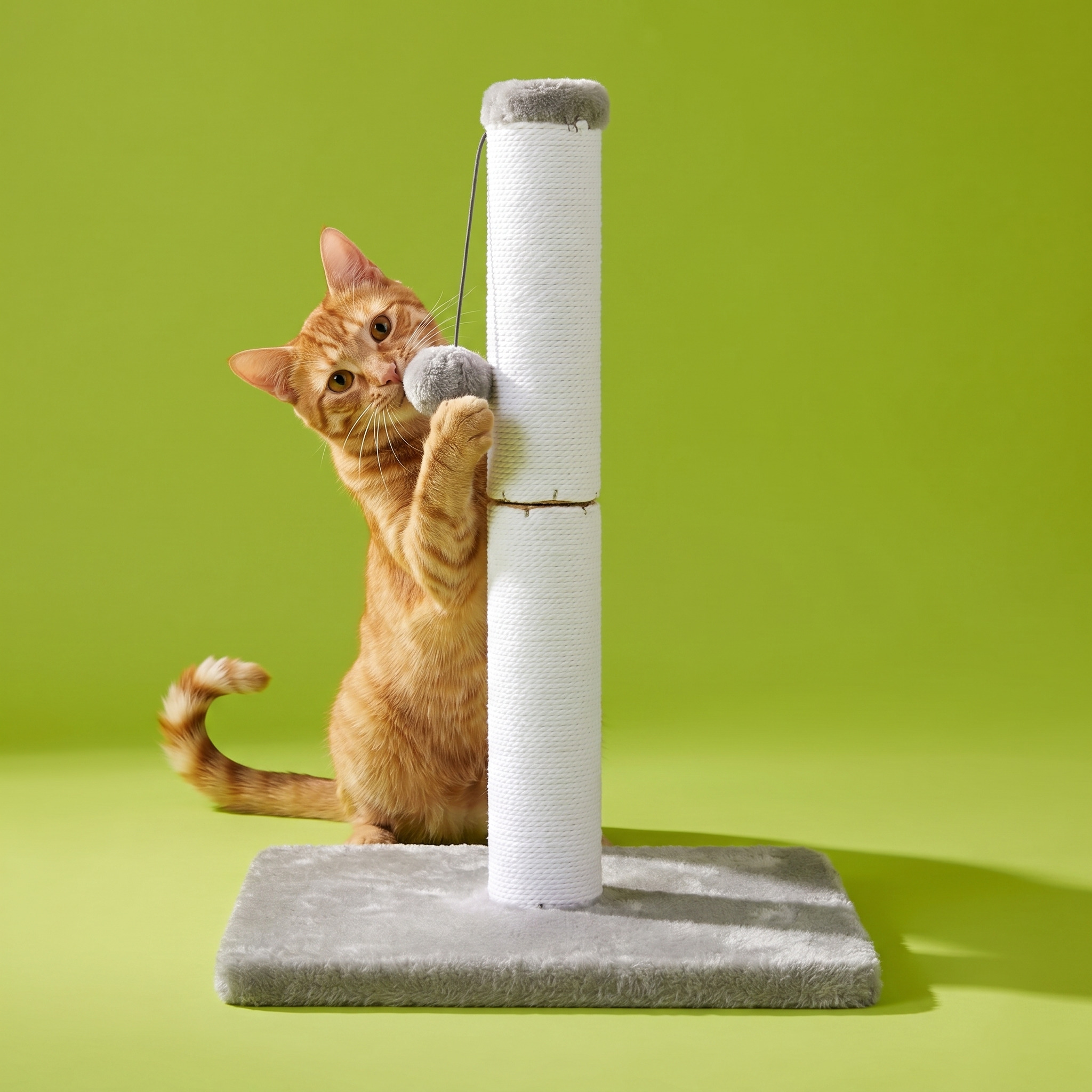 Vibrant Life Cat Scratching Post With Dangling Ball photo 2