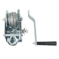thumbnail image 4 of ALL-CARB Hand Winch 600 lbs Heavy Duty with Steel Cable, Crank Gear Winch for ATV Boat Trailer, 4 of 10
