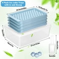 thumbnail image 6 of Ice Cube Mold Box 104 Grid Round Plastic With Lid Frozen Whiskey Homemade Ice Hockey Ice Cube Ice Tray System, 6 of 12