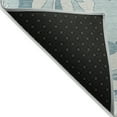 thumbnail image 3 of Addison Rugs Chantille Indoor/Outdoor Transitional Floral Teal Washable Rectangle Rug, 2'6" x 3'10", 3 of 6