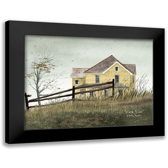 Jacobs, Billy 14x12 Black Modern Framed Museum Art Print Titled - March Winds