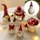 thumbnail image 3 of Figuras de cerámica para decoración navideña, ideal para mesita de noche, sala de estar y escritorio. L santa claus, 3 of 9