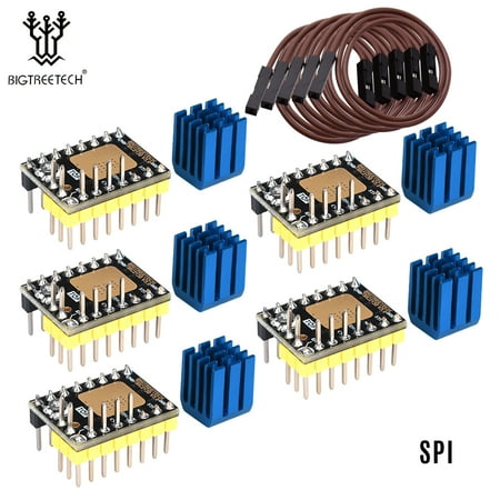 BIGTREETECH TMC2130 V3.0 Stepper Motor Driver Silent with Heatsink STEP ...