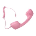 thumbnail image 2 of 1X Auricular Micrófono de Microteléfono de Teléfono Accesorio de sonido para Llamadas Suaves Fácil de de Teléfono Ordenad Rosado, 2 of 8