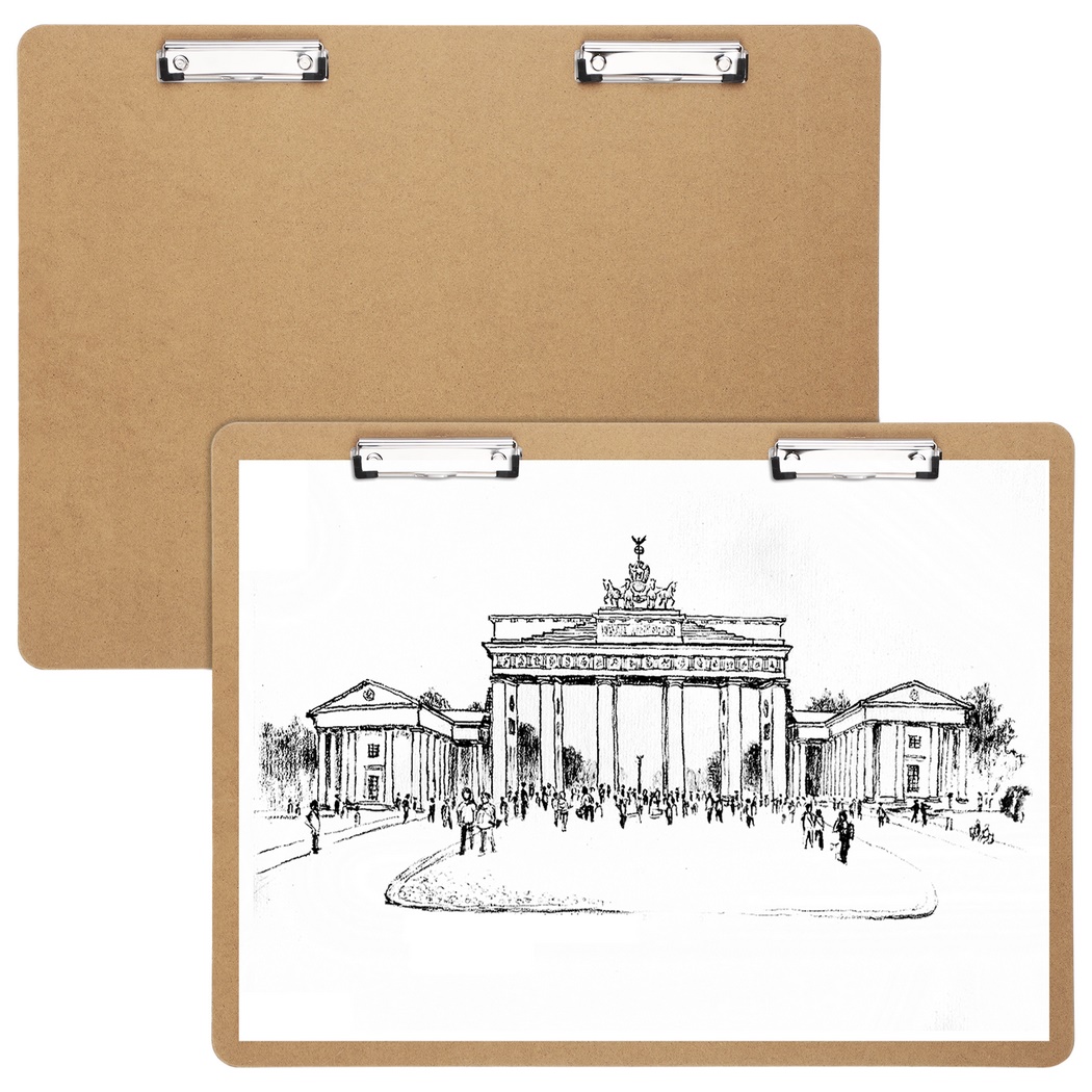 Acrimet Portapapeles Tamaño A5 (9 1/8" X 6 3/8") Clip De Perfil Bajo