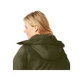 thumbnail image 5 of Woman Within Plus Size Arctic Parka Jacket & Hood 34" Long Down Blend Winter Coat, 5 of 6