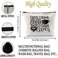 thumbnail image 3 of Zuo Bao Nurse Bag Nurse Survival Kit Cosmetic Bag Nurse Gift for RN Nurse Student Graduation Gift(FIRST I DRINK White), 3 of 7