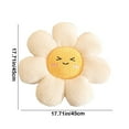 thumbnail image 4 of Kids Toys under $5 Fufafayo Flower Pillows, Flower Shaped Throw Pillow, Cute Plush Flower Throw Pillows Daisy Floor Seat Cushion Chair Pads for Back to School for Sofa Couch Bed Decor(17.72 in), 4 of 9