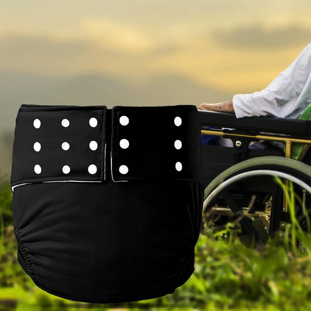 Pañal grande reutilizable Colcomx para adultos negro
