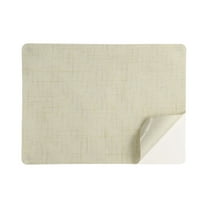 Uxcell Linen Repair Patch, 8 x 11 Inch Self-Adhesive Coarse Linen Fabric Repair Patches for Sofa Couch Clothes Handbag Tents Car Seats Furniture, Beige