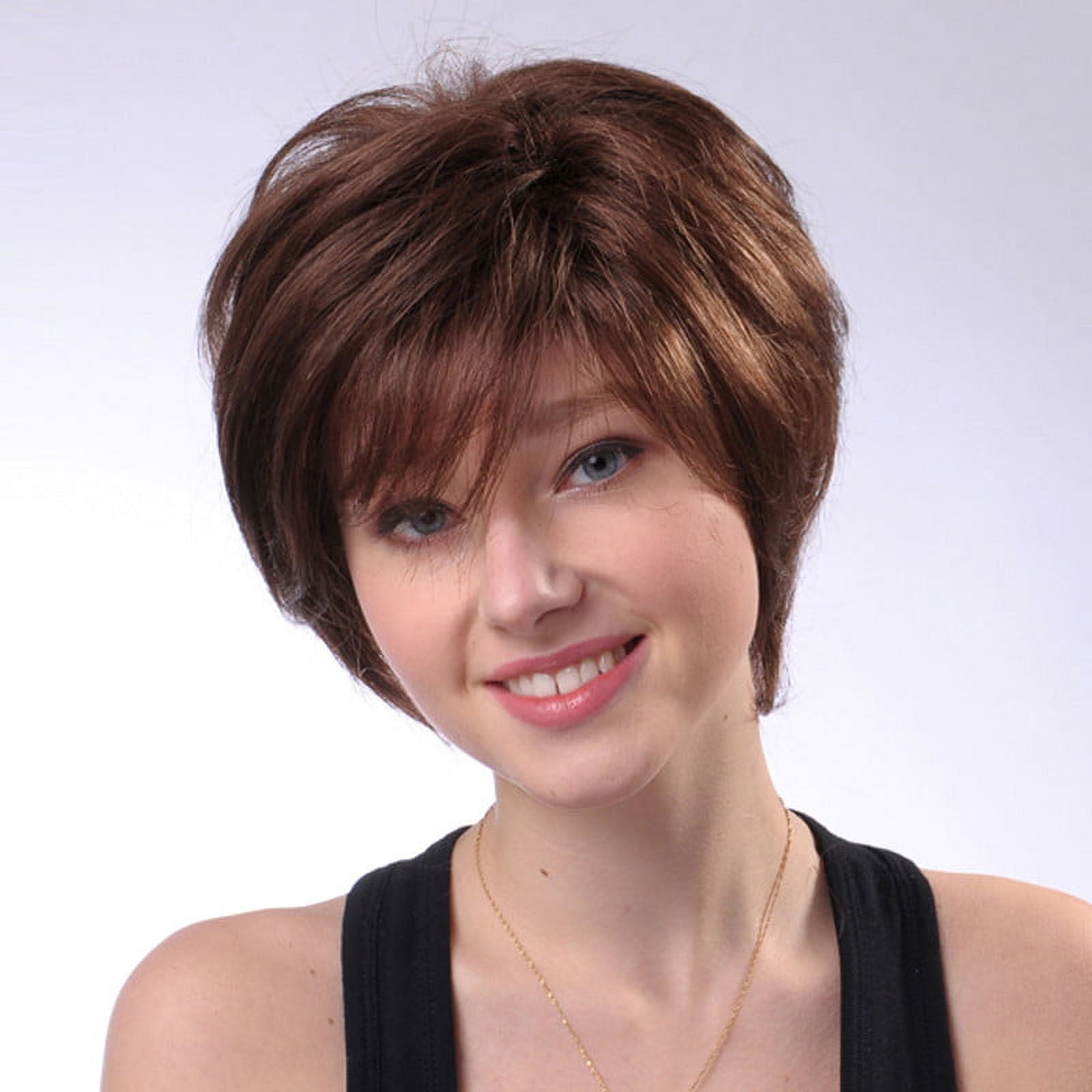 UTOURS Headband Wigs Natural Short Wigs for Women Human Hair Wig Short Hair Wig