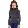 thumbnail image 2 of Leveret Solid Turtleneck 100% Cotton (4 Toddler, Dark Grey), 2 of 3