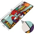 thumbnail image 2 of Dreamtimes Valentines Couple Penguins Hallway Runner Rug 2'x6' Kitchen Rug with Rubber Backing Cityscape Love Red Non Slip Entryway Rug Runner Washable Soft Area Rug for Hallway Bedroom Kitchen Decor, 2 of 6