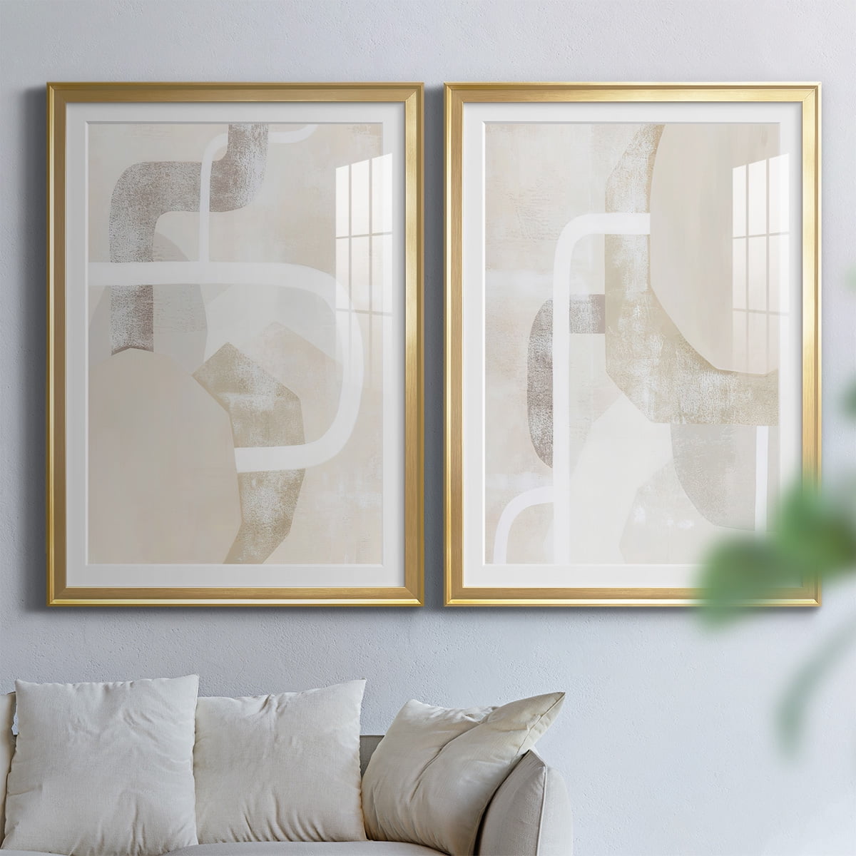 Wexford Home Quiet Affection I Premium Framed Print, 30.5" x 42.5" - Ready to Hang, Gold (Set of 2)