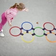 thumbnail image 6 of Hey Play Hopscotch Game with 10 Plastic Rings and 15 Connectors, 6 of 7
