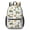 Tractor and Fences, variant on Tractor and Stars White Pattern 17" School Backpacks for Teens,Waterproof Oxford Fabric,S-Shape Padded Straps for School,Travel,Hiking,Camping