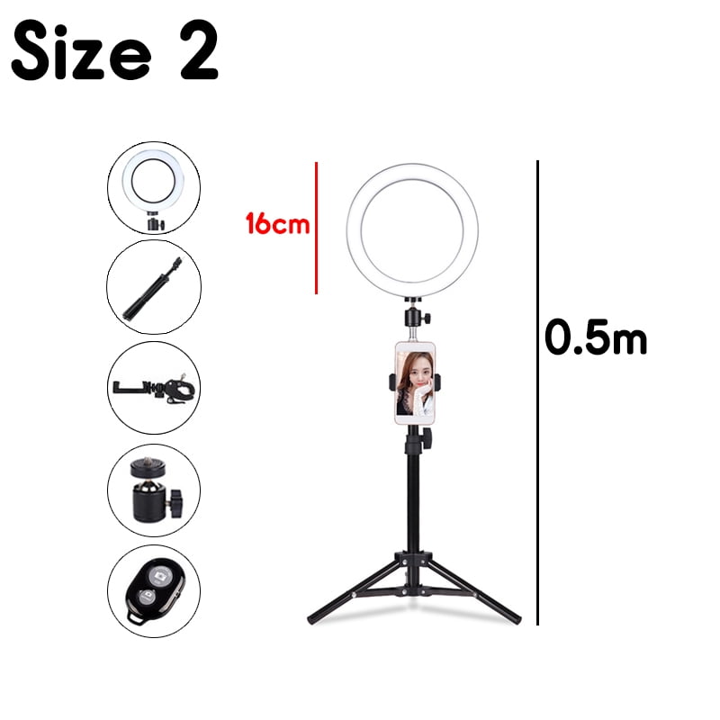 Studio Ring 72 LED Lights With Stand Dimmable Video Photo Fill Light Flashes Kit 