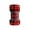 Red Grids, variant on Jin Mai Lan Gray Fleece Plush Throw, 60" x 50"