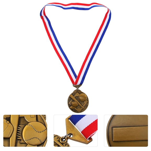 CTIRCHIU Sport Day Medal Golden Zinc Alloy Encouragement Awards