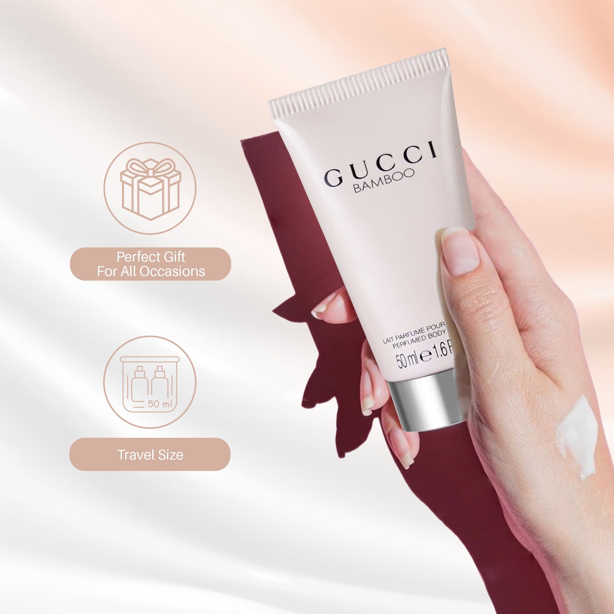 Gucci Bamboo Scented Body Lotion, For All Skin Types, Travel Size