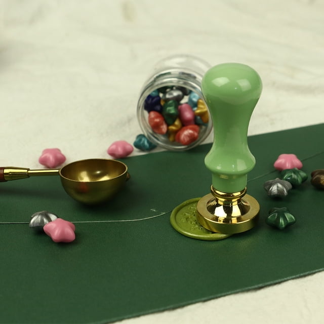 Cuadros Decorativos Sello de madera de cera con mango de sellado de Metal antiguo, manualidades artísticas para invitación de boda DIY Ndcxsfigh Nuevos Originales