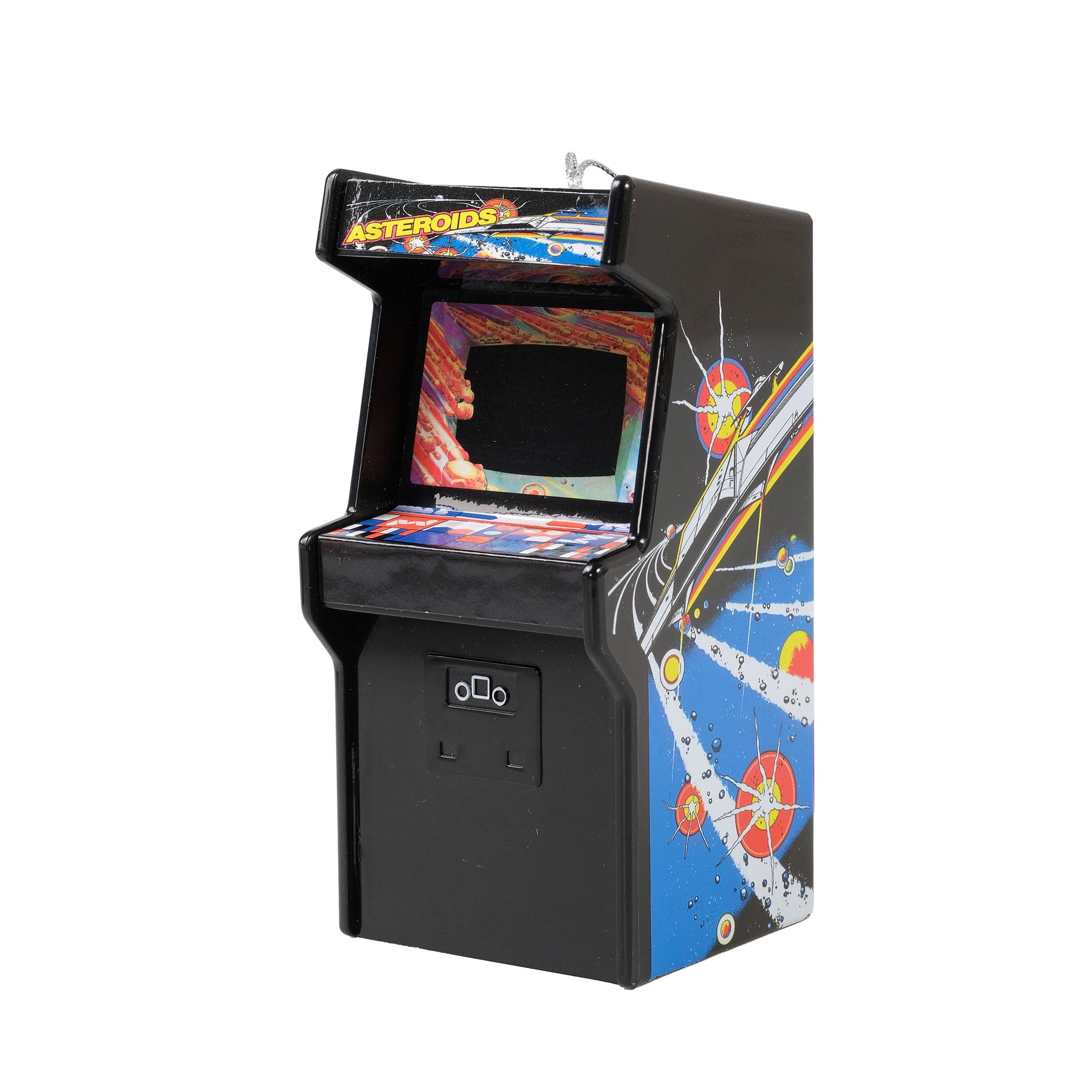 Asteroids Arcade Cabinet Figural Christmas Tree Ornament