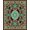 Brown, Pattern 2, variant on ODIKA 4' x 6' Machine Washable Non-Slip Area Rug, Middle Eastern Foliage High Traffic Rug, Black, 343477