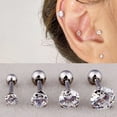 thumbnail image 3 of BTLIGE Titanium Steel Earring Ear Stud Gemstones Crystal Body Piercing Fashion Jewelr√ C1T4, 3 of 7