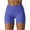 Purple, variant on Elainilye Fashion Women's Yoga Shorts Casual Solid Crossover Yoga Shorts Athletic Pants Gym Shorts Women,Blue