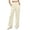 Beige, variant on Women's High Waisted Dress Pants Pleated Wide Leg Loose Fit Business Casual Office Work Trousers with Pockets