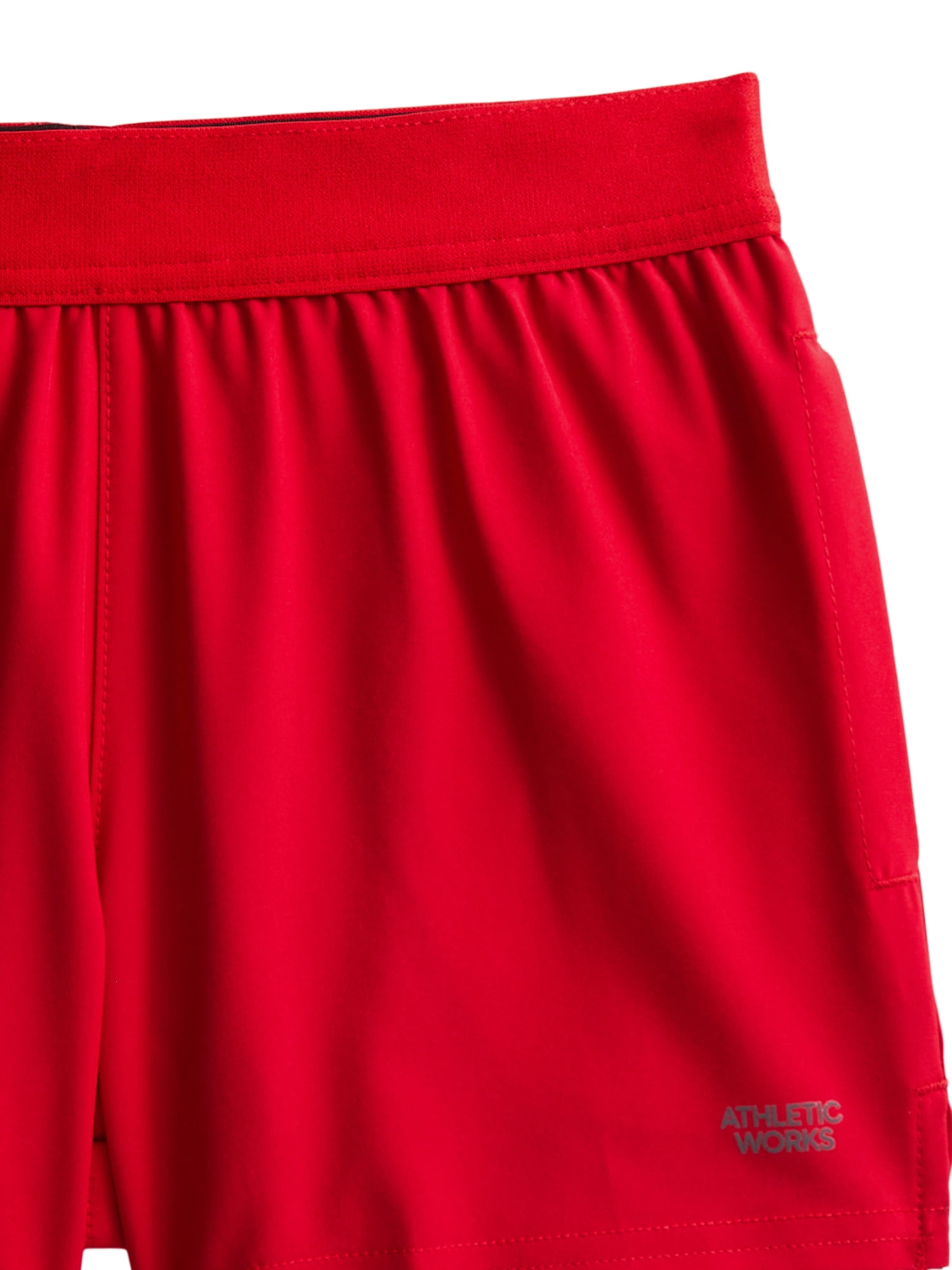 Athletic Works Boys 2-in-1 Training Shorts with Compression Liner, Sizes 4-18