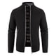 thumbnail image 3 of Suéter tipo cárdigan con cuello alto acolchado de terciopelo para hombre de otoño e invierno, abrigo de moda, suéter cálido informal, 3 of 5