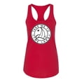 thumbnail image 2 of Wild Bobby, Take Me To The Lake, Women Racerback Tank Top, Red, Small, 2 of 4