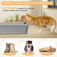 thumbnail image 2 of AlidaECO Stainless Steel Cat Litter Box,Large Metal Litter Box for Small Cats Hamster Rabbits,No Smell,Non Stick,Easy to Clean(23.5" Lx15.5 Wx4 H,L), 2 of 8