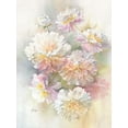 thumbnail image 2 of Besedina, Anastasiia 12x14 White Modern Wood Framed Museum Art Print Titled - Aerial Peonies, 2 of 4