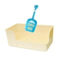 thumbnail image 4 of Milaget Rabbit Litter for Cage Bedpan Ferret Guinea Pig Potty Tray Corner Litter Pan White, 4 of 9