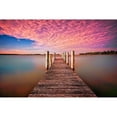 thumbnail image 3 of Louise, Tracie 18x13 Black Modern Framed Museum Art Print Titled - Pink Pier, 3 of 5