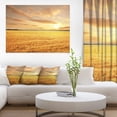 thumbnail image 1 of Large Field under Cloudy Sky - Extra Large Landscape Canvas Art, 1 of 3