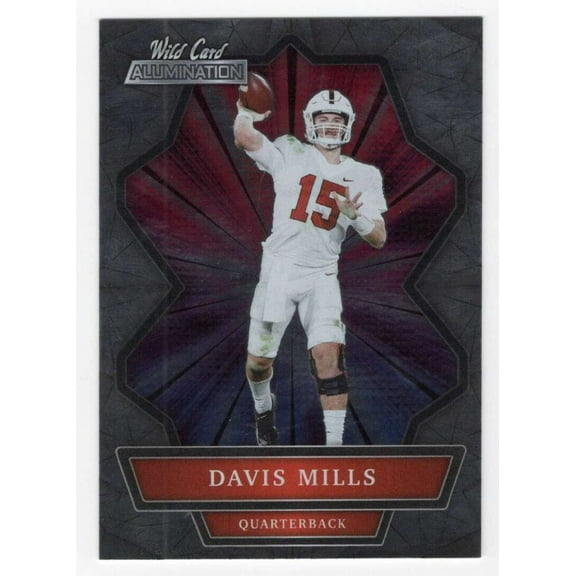 NFL 2021 Wild Card Alumination Davis Mills Trading Card ABC-67 (Rookie)