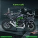 thumbnail image 2 of Kawasaki-motocicleta modelo H2R Ninja V4S S1000RR de aleación fundida a presión, vehículo de juguete, luces de transporte, todoterreno, autociclo, coche de juguete, 1:9, 2 of 5