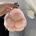 thumbnail image 1 of Costume Cute Pendant Car Keychain Bag Accessories Soft Velvet Ball Pendant, 1 of 1